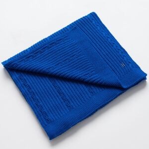 🇨🇦 Kit and Ace Merino Cableknit Scarf in Blue (Dark Ocean Oasis) ✨️NWT✨️ O/S